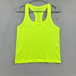 Lululemon Swiftly Tech Racerback Tank Race Length 2.0 Women 6 Highlight Yellow